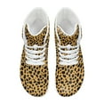 thumbnail image 6 of Womens High Top Leopard Print Sneakers PU Leather Running Shoes Non Slip Walking Athletic Tennis Shoes for Women Ankle Boots, 6 of 9