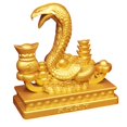 thumbnail image 2 of Estatuilla de Animal, estatua de serpiente, adornos para manualidades, regalo de cumpleaños, adorno de mesa, escultura de aleación para gabinete,, 2 of 9