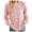Pink, variant on EDFBUYKRS Female Long Sleeve Sweatshirt Sweatshirt Women Embroidered Sweater Cute Shirt Family Graphic Top Size L