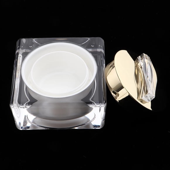 1 pieza 10/15/30g Mini tarro cosmético acrílico grado para de ojos en polvo, 30 gramos shamjiam Bote de maquillaje vacío