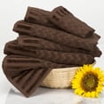 thumbnail image 1 of 6-Piece Cotton Deluxe Chevron Plush Bath Towel Set by Somerset Home, 1 of 4