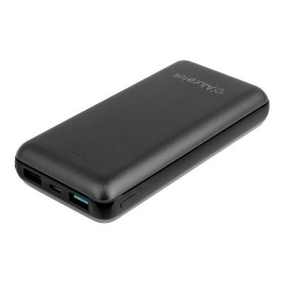 Aluratek Portable Chargeur de Batterie - Power bank - 20000 mAh - 3 A - QC 3.0 - 2 Connecteurs de Sortie (USB)