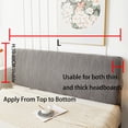 thumbnail image 3 of Bed headboard covers bed headboard cover, bed headboard cover, all-inclusive headboard cover, stretchy headboard cover bed, headboard cover elastic for padded bedroom headboard, 3 of 7