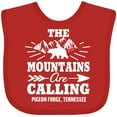 thumbnail image 3 of Inktastic Pigeon Forge Tennessee the Mountains Are Calling Boys or Girls Baby Bib, 3 of 4
