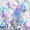 Blue Purple - Star&snowflake, variant on Black and Green Silver Balloon Arch Kit with Explosion Star Balloons, 105pcs Emerald Forst Green and Chrome Metallic Silver Balloons Garland for Wedding Birthday Football Graduation Party Decorations