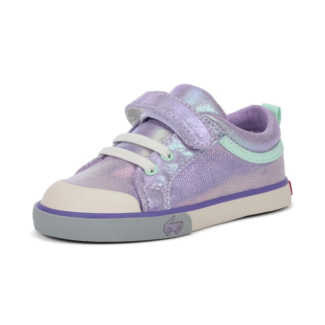 Zapatos See Kai Run Kristin Purple Metallic Little Kid 11.5