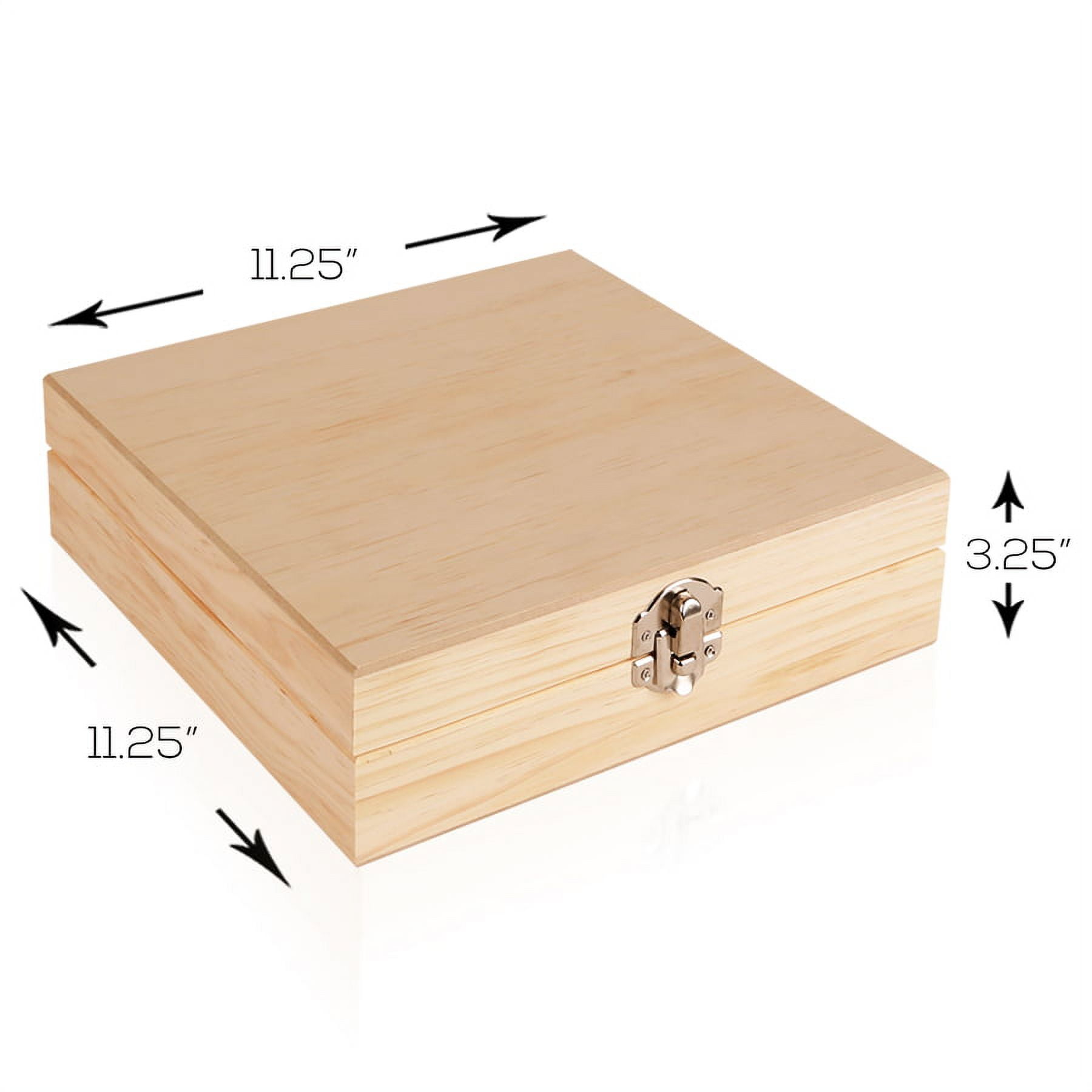 Hot Sale Essential Oil Box Wooden Storage Chest with Handle Removable Trays  - China Oil Box and Storage Box price