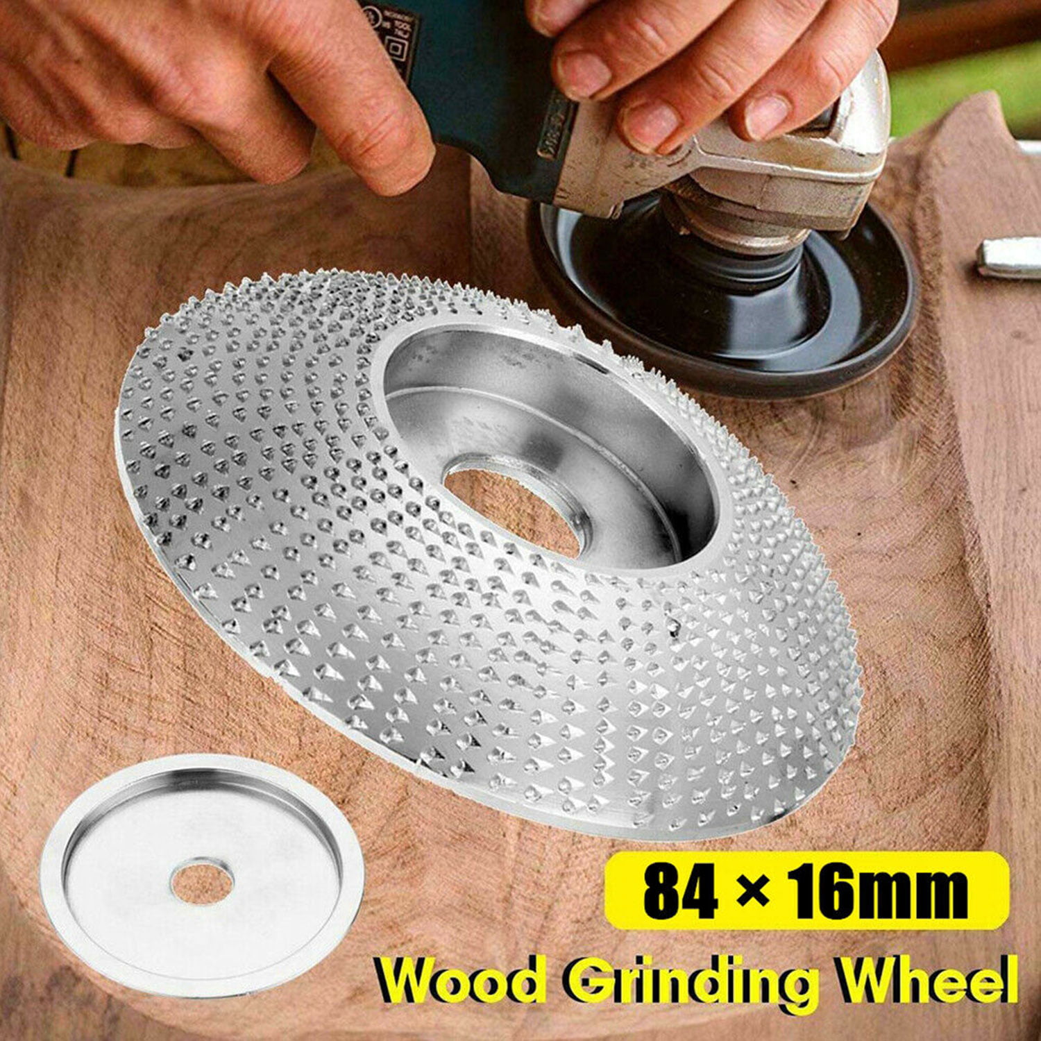 1x Carbide Wood Sanding Carving Shaping Disc Angle Grinder Grinding Wheels 