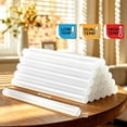 thumbnail image 2 of 20 PCS Full Size Hot Glue Sticks for Gun, 8" X 0.43", All-Temperature, Large Home & School Crafting, Repairs and DIY Projects, 2 of 2
