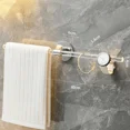 thumbnail image 4 of Gold Silver Bath Towel Bar Roll Tissue Paper Holder Rack for Bathroom Storage Shelf Hanger Toilet Toiletries Kitchen Accessories (Gold 20cm), 4 of 7