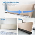 thumbnail image 5 of Headboard Cover Upholstery Headboard Slipcover Thick Elastic Bed Headboard Protection Cover Washable for Queen Size Bed Bedroom Decorative, 5 of 9