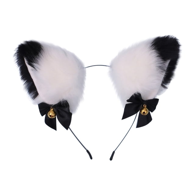 XWSHYW Pinza para El Cabello Orejas Diadema Cosplay Fiesta Horquilla