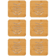 thumbnail image 1 of 6 alfombrillas de mesa de aislamiento térmico de madera anti-escaldado - peces grandes y pequeños MFZFUKR CPB-DE-WX442-4, 1 of 5