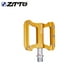 thumbnail image 2 of Soidarity ZTTO 1 par de aleación de bicicleta de pedales planos de acero eje 32 picos pedales de bicicleta ciclismo reemplazo de piezas de ciclo Ciclismo Oro Soidarity OD002852-07B, 2 of 6
