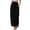 Black, variant on Women's Wide Leg Pants Cotton Linen Drawstring Elastic Waisted Palazzo Trousers Summer Slacks with Pockets, Black, Size 3XL