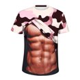 thumbnail image 4 of LIBRCLO T-Shirts Graphiques pour Hommes Manches Courtes Col Rond Confortable T-Shirts Muscle, Taille m, 4 of 5
