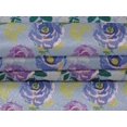 thumbnail image 4 of oneOone Velvet Light Grayish Blue Fabric Florals Sewing Craft Projects Fabric Prints By Yard 58 Inch Wide, 4 of 5