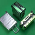 thumbnail image 4 of Maleta de viaje de aleación de aluminio y magnesio, equipaje rodante de negocios para hombre con ruedas, maleta de cabina con ruedas, 4 of 4