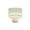 Polished White Bronze, variant on Schaub And Company 765-BB Vinci 1" Rustic Luxury Solid Cast Bronze Square Cabinet Knob /