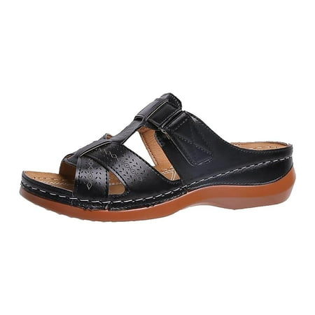 

Women s Open Toe Ankle Strap Platform Wedge Sandals 2023 Sandals for Women Platform Summer Comfortable Insole Vamp Women s Wedge Sandals