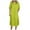 Yellow, variant on Puntoco Dresses for women Summer Dress for Women Crew Neck Short Sleeve Solid Basic T-Shirts Casual Midi Dresses with Pocket Yellow 10(XL)