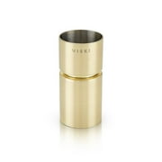 Stainless Jigger, Vintage Matte Modern Gold Steel Jigger Cocktail by Viski