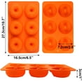 thumbnail image 2 of Silicone Donut Molds, 2 Pack Silicon Doughnut Mould, 2 of 4