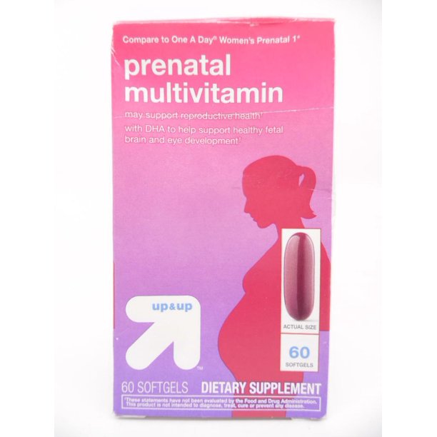 Up & Up Prenatal Multivitamin Softgels Compare to One a Day 60ct