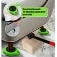 thumbnail image 6 of Furniture Lift Mover Tool Set - Furniture Movers Can Withstand Up to 800 Ibs, 360°Sliding Function, Furniture Lifter Have Self-Adjusting Bases， Heavy Item Furniture Moving Tool Without Falling, 6 of 7