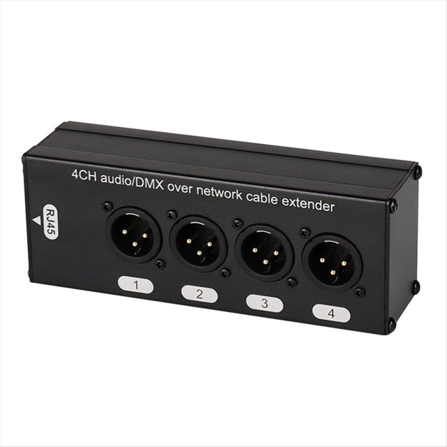 Cable XLR Multired de 4 Canales para Iluminación de Sonido Escénico y Estudio de Grabación. Macho y Hembra A RJ45 Ethercon.