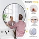 thumbnail image 4 of 32-Inch Grande Aluminum Alloy Frame Redondo Mirror cm de Alturaigh- cm de Profundidadefinition Eco-Friendly Negro Redondo Bathroom Mirror para Sobre Sink Entryway Bathroom y Vanity, 4 of 5