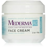 Mederma AG Moisturizing Face Cream – with hyaluronic acid for moisture and glycolic acid to gently remove rough, dry skin – dermatologist recommended brand - fragrance-free, hypoallergenic - 2 ounce