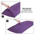 thumbnail image 4 of PiccoCasa Body Pillowcase 300 Thread Count Egyptian Cotton Pillowcase Queen Deep Purple, 4 of 7