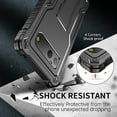 thumbnail image 6 of FITO For Google Pixel 6 Case, Phone Case with Screen Protector and Kickstand (Black), 6 of 8