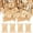 Beige, variant on GOOHOCHY Wood Yarn Bobbins for Storage Use Beige Color Safe NonPolluting Perfect for Knitting Sewing 50 Pieces