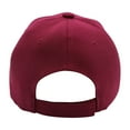 thumbnail image 3 of Daxton Two Tone Initial Letters Numbers Structured Baseball Hat, Burgundy Hat, Letter J, 3 of 3