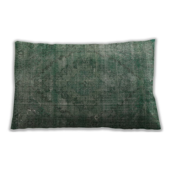 Ahgly Company Outdoor Rectangular Mid-Century Modern Lumbar Throw Pillow, 13 inch by 19 inch
