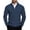 Navy Blue, variant on COOFANDY Men's Pullover Sweaters Slim Fit Quarter Zip Sweater Lightweight Knit Long Sleeve Sweater