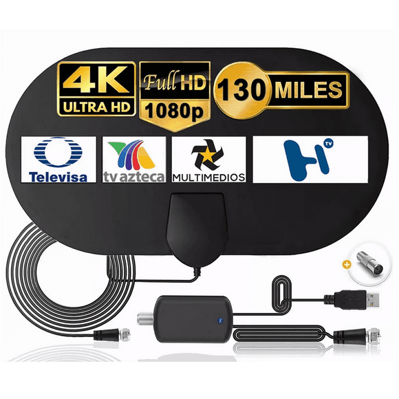 Antena De Tv Digital Para Interiores Antena Hdtv 4k 1080p
