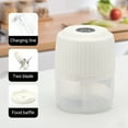 thumbnail image 4 of Mouliraty Garlic Chopper, Portable Mini Food Processor, Wireless Vegetable Masher With USB Charging, Garlic Masher Mincer For Onions Meat Spices 250ML, 4 of 8