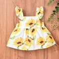 thumbnail image 4 of IROINNID Infant Girl's Ruffle Floral Print Tops+Shorts+Headband Outfits, 4 of 9