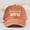 001 Orange, variant on Generic Distressed Baseball Cap for Women, Softball Mom Adjustable Washed Embroidered Sun Hat