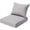 Gray, variant on Ovios Back and Seat Cushion Set for Outdoor Furniture, 2-Piece Replacement Cushions for Deep Seating Patio Chair, Outside Pads for Porch, Deck and Garden Seats