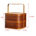 thumbnail image 3 of caja de almuerzo chino Fiambrera De Bambú De Estilo Chino Portátil Regalo De Diseño De Doble Capa Para Amigos Pequeños Pequeña Magideal caja de almuerzo chino, 3 of 7