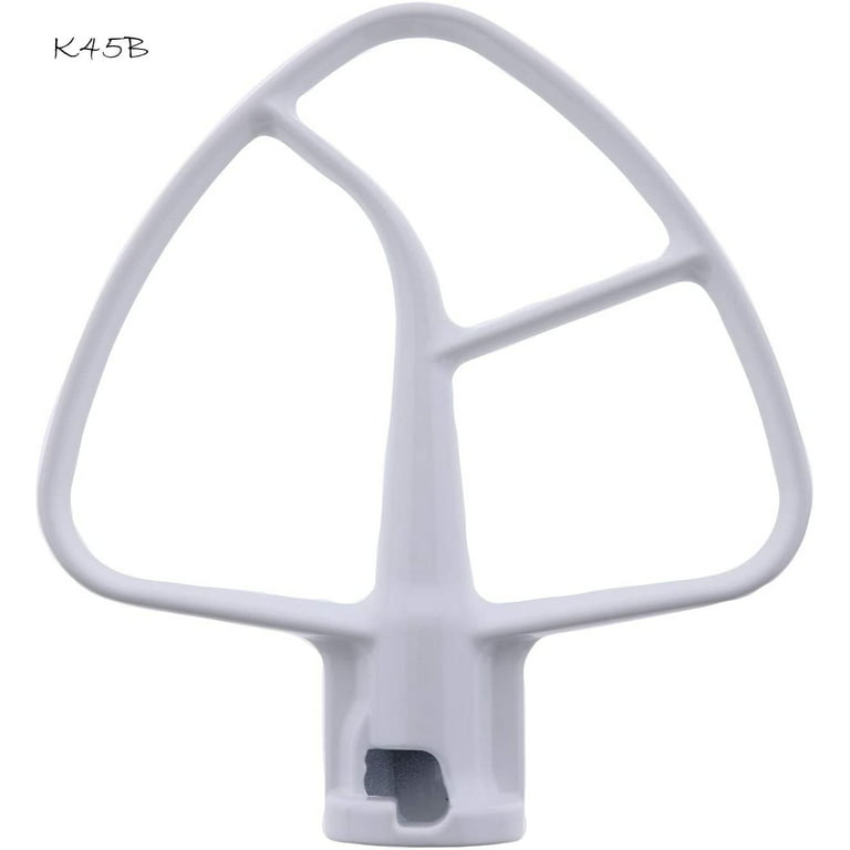 Mixer Attachments Set K45DH Dough Hook & K45B Flat Beater & K45WW Wire Whip  Compatible with KitchenAid Kenmore Maytag Mixer KSM75 KSM90 KSM150 