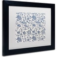 thumbnail image 2 of Trademark Fine Art "Toile Fabrics IX" Canvas Art by Color Bakery White Matte, Black Frame, 2 of 4