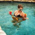 thumbnail image 4 of TRC Recreation Super Soft Foam Deluxe Saddle Pool Seat Chair, Sunset Orange, 4 of 7