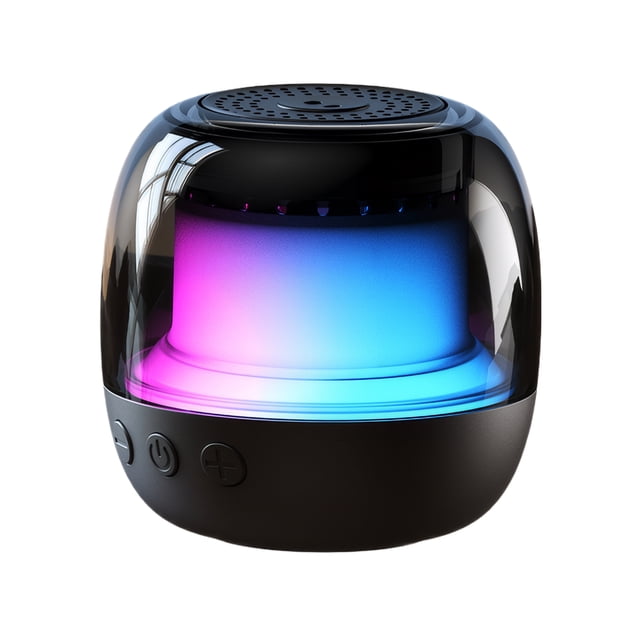 Reproductor de MP3 Seitruly con giroscopio en la punta del dedo compatible con tarjeta de memoria de hasta 32 GB Puerto de carga tipo C Mini Cables de audio/vídeo negro