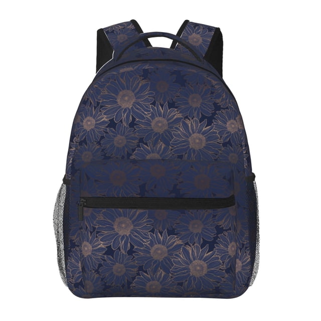 Fotbe Sunflowers Mochila Casual con Estampado para Escuela, Viajes y Actividades al Aire Libre - Duradera, Ligera y Cómoda