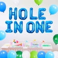 thumbnail image 6 of Golf Themed Birthday Party Decoration Hole in One Blue Foil Banner Green Cake Topper Golf Foil Colorful Balloon Set for Kids Boys First Birthday Baby Shower Supplies, 6 of 6